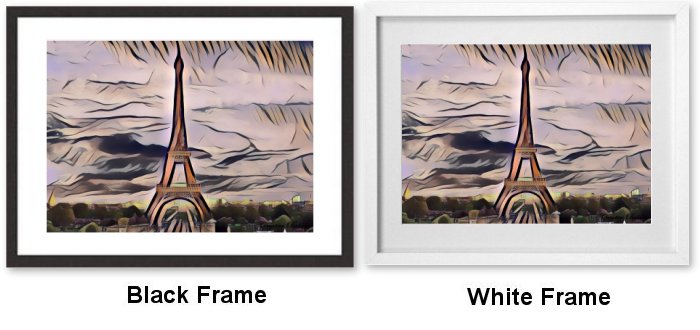 Eiffel Tower From Creative Bubble Art